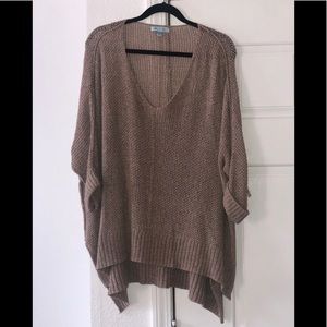 Scoop/V-neck Oversized Sweater